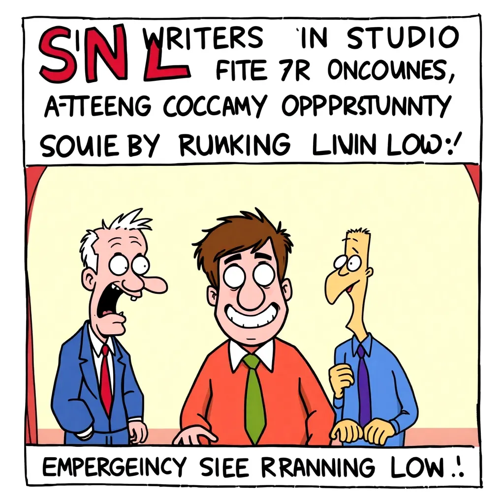 SNL Writers Locked in Studio for 72 Hours After Missing Obvious Comedy Opportunity, Emergency Joke Supply Running Low