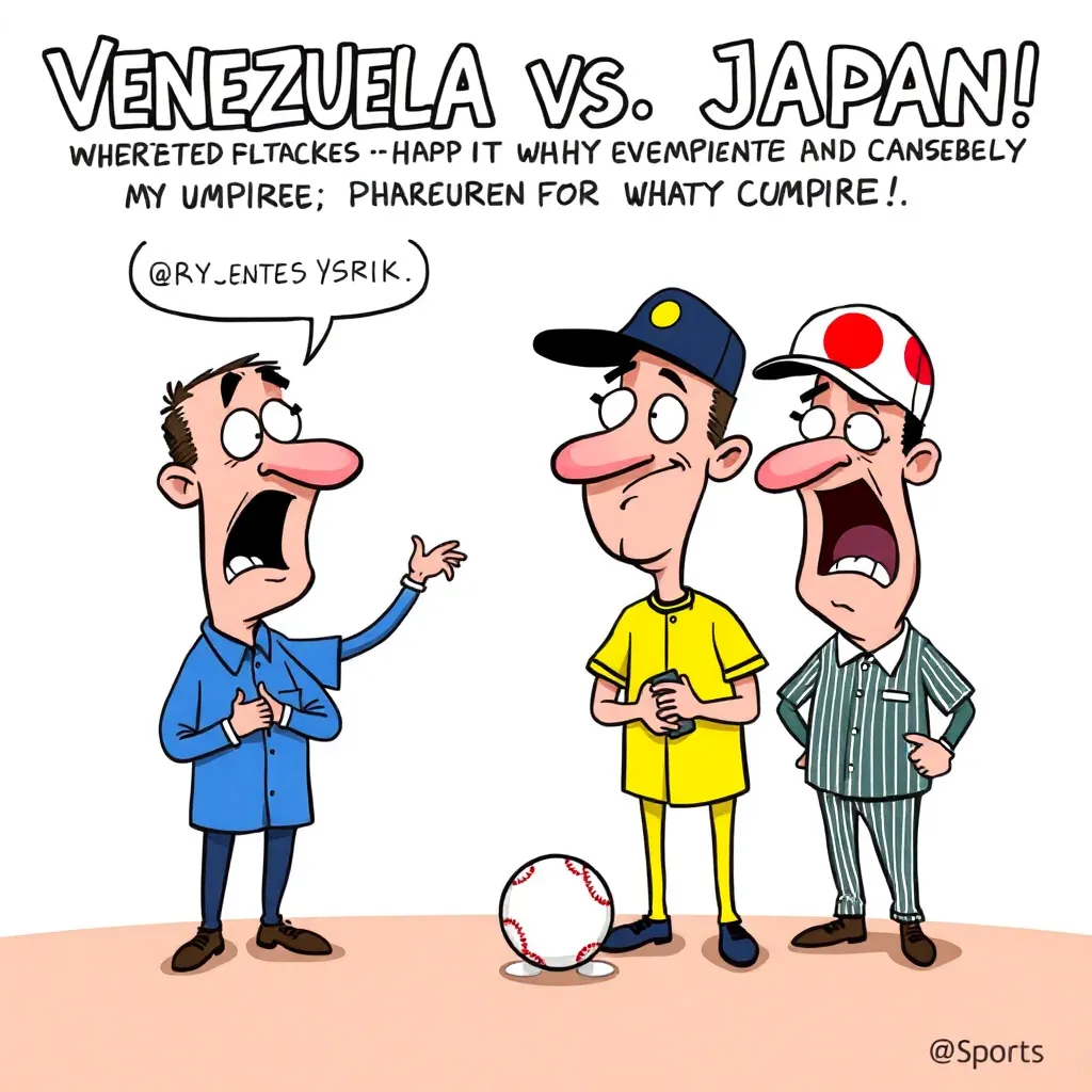 Venezuela vs. Japan Baseball Game Delayed 47 Hours After Umpire Gets Lost in Existential Crisis About What Constitutes a Strike