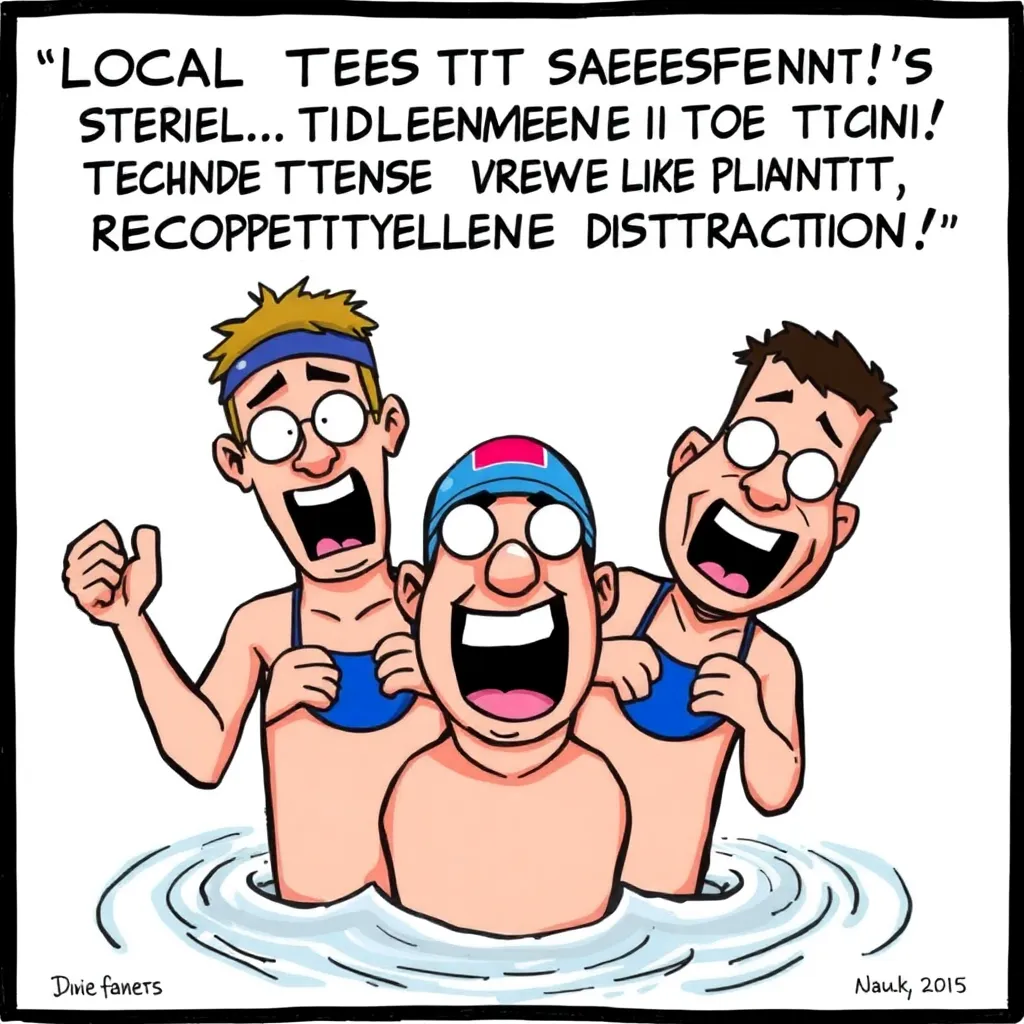 Local Swim Team's Strategic Speedo Deployment Leads to Revolutionary New College Sport: Competitive Athletic Distraction