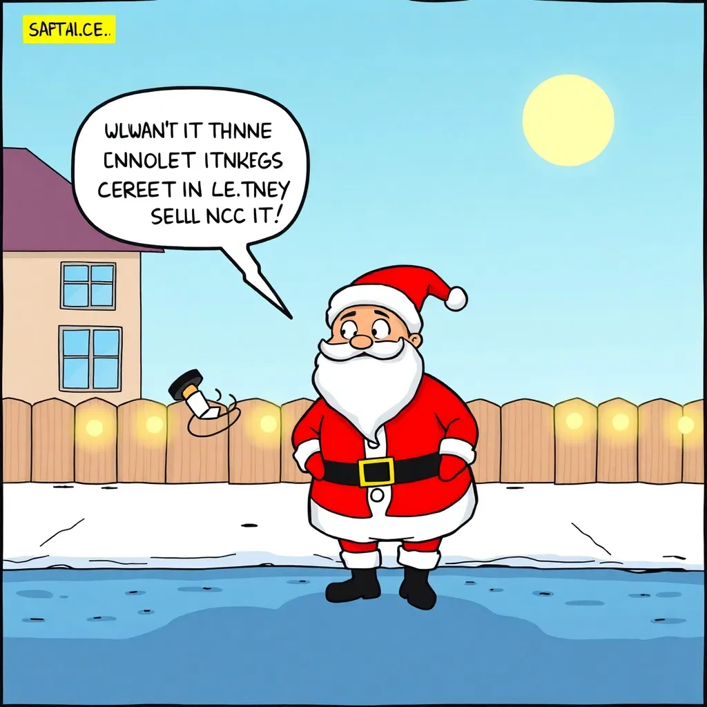 Local Man Threatens to Unplug Neighbor's Christmas Lights Unless They Remove Inflatable Santa from Strait of Hormuz