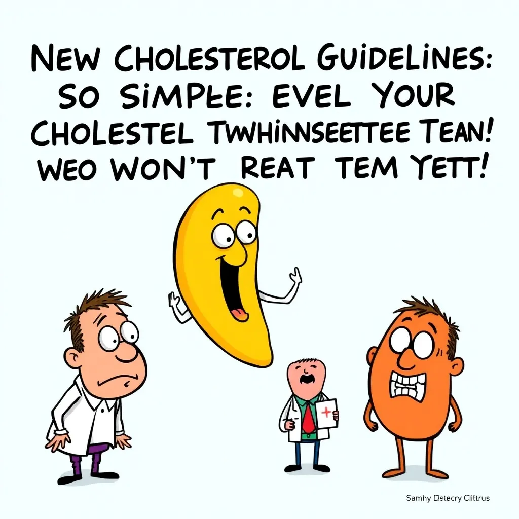 New Cholesterol Guidelines So Simple Even Your Cholesterol Can Understand Them, Say Doctors Who Haven't Read Them Yet