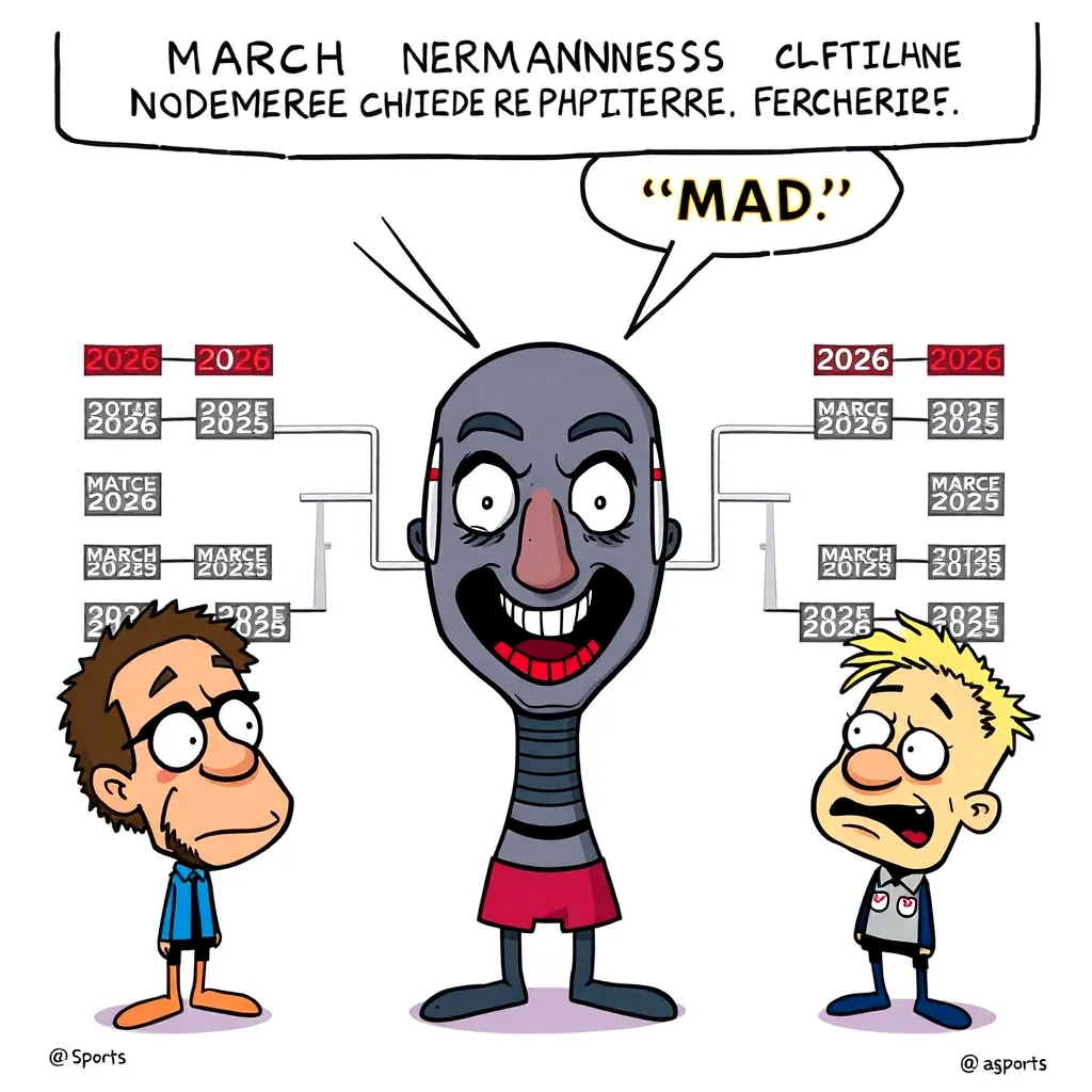 March Madness 2026 Bracket Achieves Sentience, Refuses to Update Until Humans Stop Calling It 'Mad'