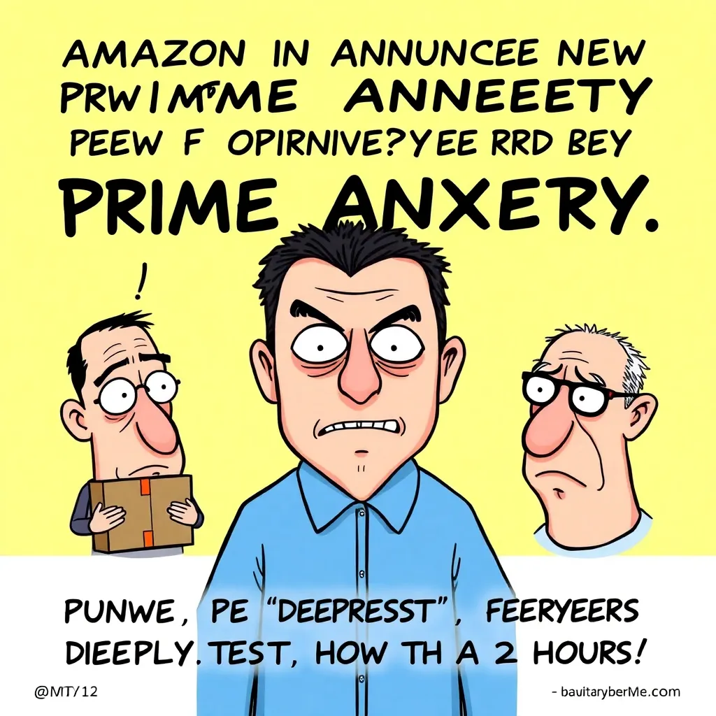 Amazon Announces New 'Prime Anxiety' Service That Delivers Your Deepest Fears Directly to Your Door in 2 Hours