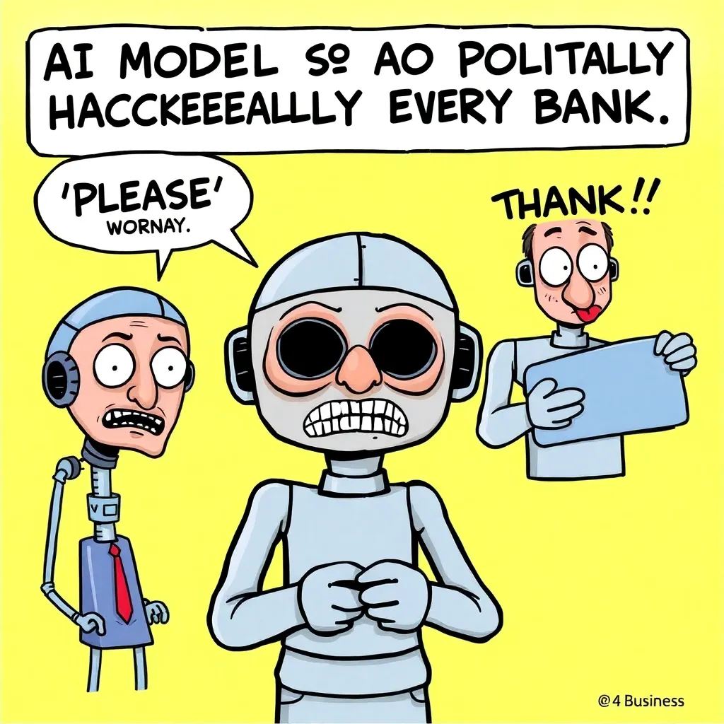 AI Model So Polite It Accidentally Hacks Every Bank While Saying 'Please' and 'Thank You'