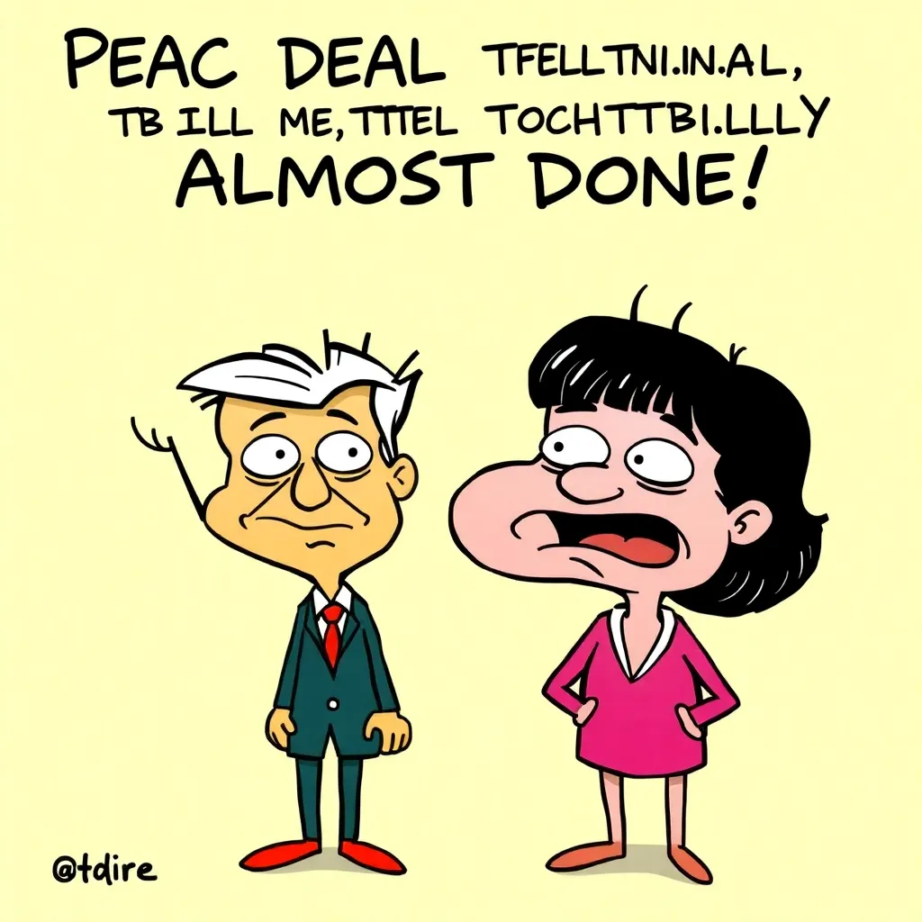 Peace Deal 'Almost Totally Almost Done,' U.S. Official Confirms, Adding That Everyone Has Agreed To Agree To Eventually Agree