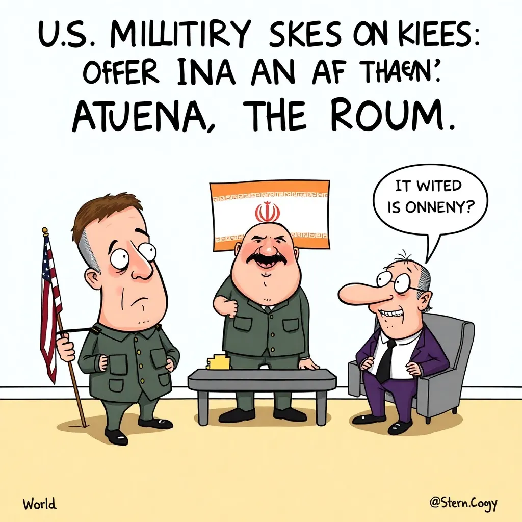 US Military Launches Strikes On Iran After Iran Looked At Them Funny From Across The Room