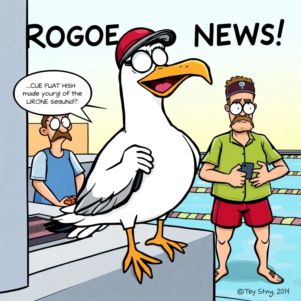 Rogue Seagull Steals Starting Pistol At Tri-County Swim Meet, Meet Director Describes Scene As 'Basically A War Zone'