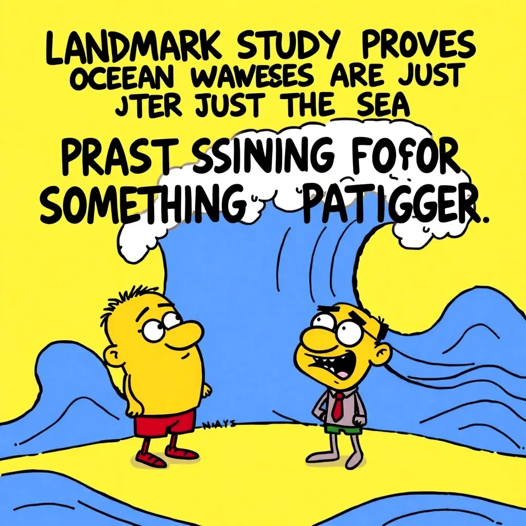 Landmark Study Proves Ocean Waves Are Just the Sea Practicing for Something Bigger, Scientists Recommend Patience