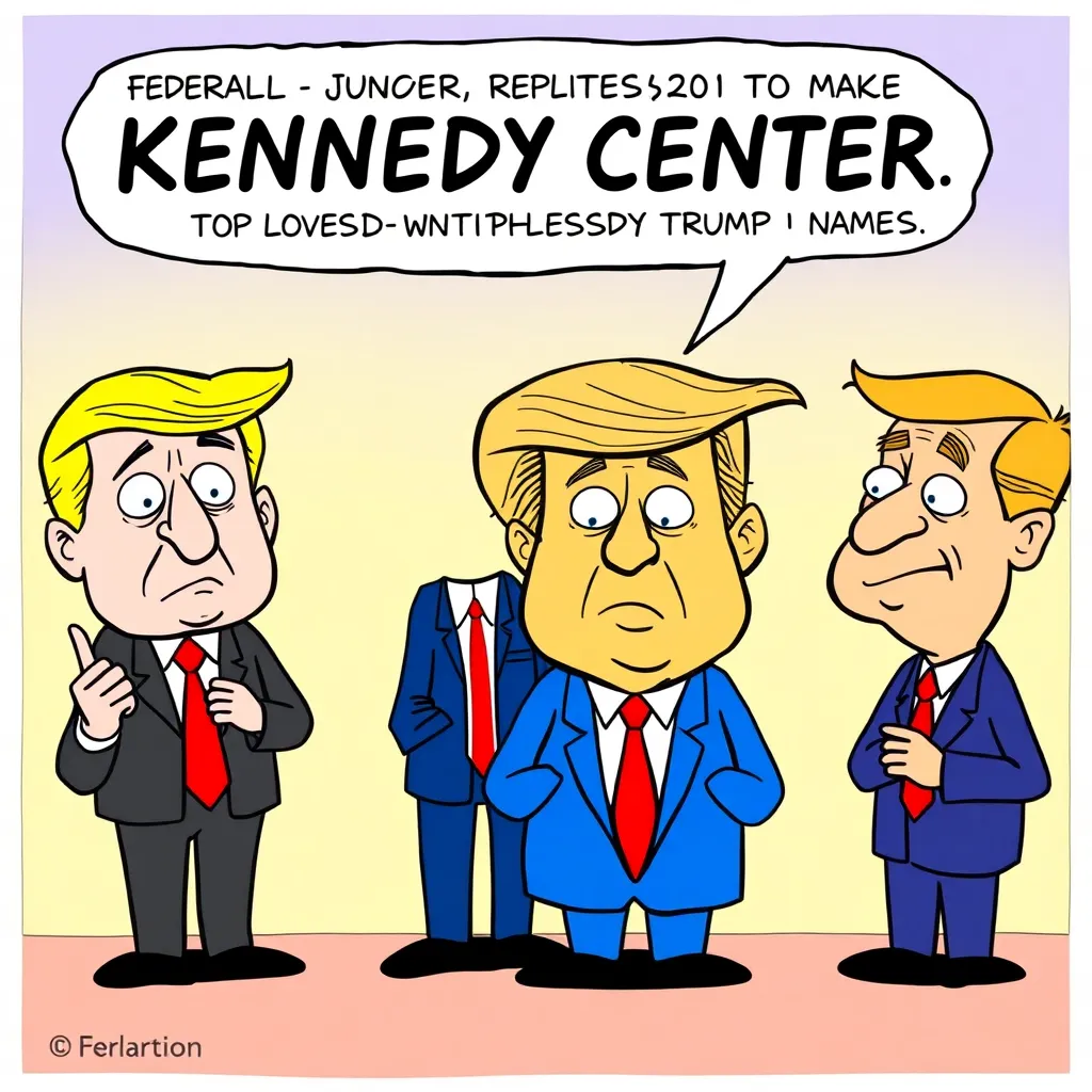 Federal Judge Orders Kennedy Center To Locate, Retrieve, And Formally Apologize To Each Individual Letter Of Trump's Name