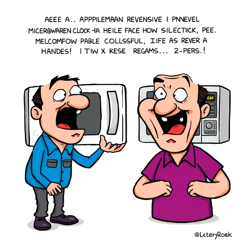 Area Appliance Repairman Reveals Microwave Clock Has Been Right Twice Daily Since 2019, Homeowner Had No System In Place