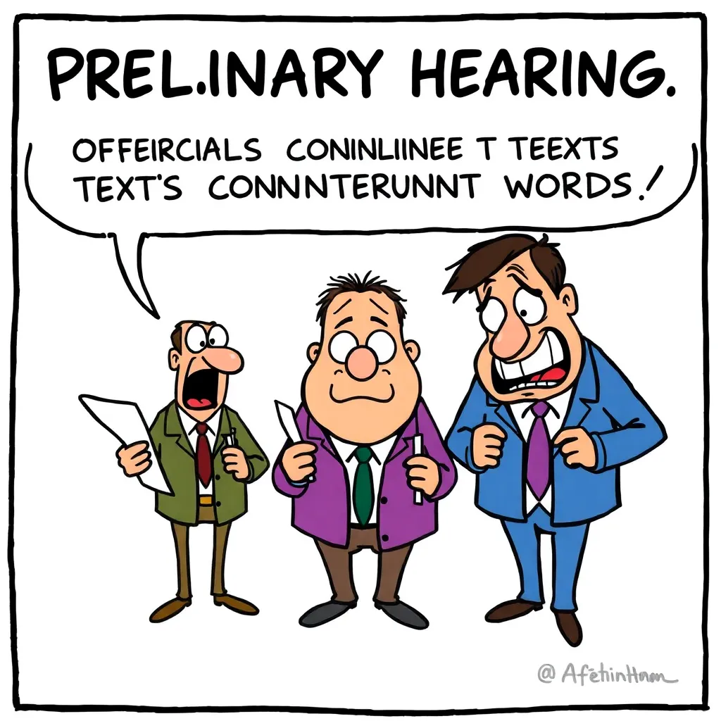 Preliminary Hearing Produces Texts; Officials Confirm Texts Contain Words; Glossary Forthcoming