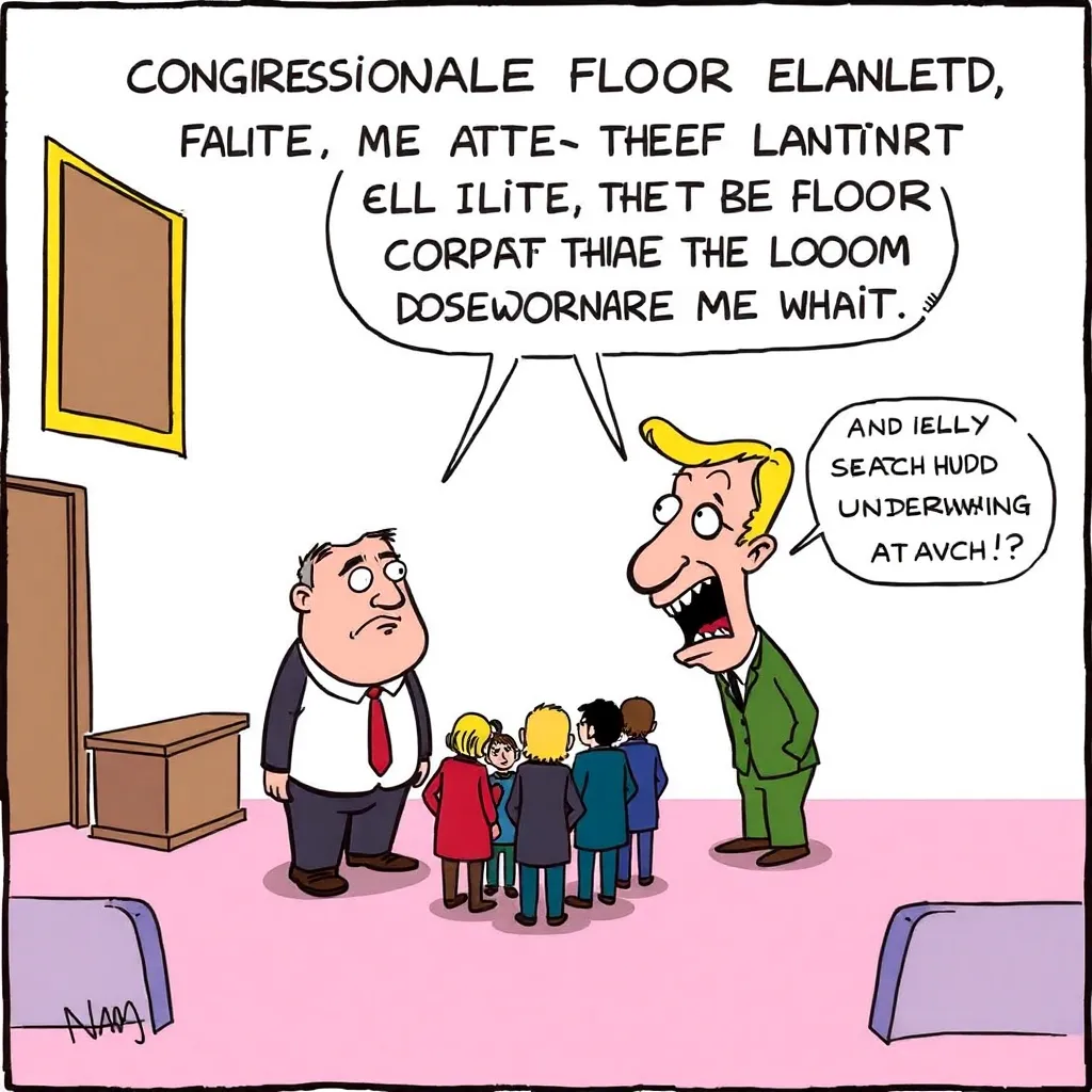 Congressional Floor Vote Delayed After Members Cannot Locate The Floor, Sergeant-At-Arms Dispatches Search Team, Caucus Huddle Underway