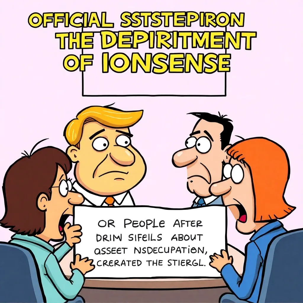 OFFICIAL STATEMENT FROM THE DEPARTMENT OF NONSENSE: Global Pharmaceutical Giant's All-Hands Presentation Derailed After Slide Titled 'Our People Are Our Greatest Asset' Is Immediately Followed By Slide Titled 'Asset Reduction Strategy Q3,' Human Resources Confirms Both Slides Were 'Sequentially Adjacent And Also Visible To Everyone In The Room'
