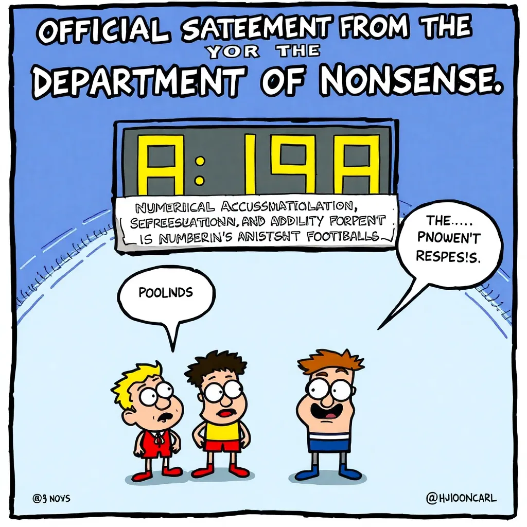 OFFICIAL STATEMENT FROM THE DEPARTMENT OF NONSENSE: Tri-League Scoreboard Integrity Task Force Concludes That Points Added To A Team's Score Made That Team's Score Higher By The Amount Of Points That Were Added, Numerical Accumulation Analysts Describe Increase As 'Additive, Sequential, And Consistent With How Numbers Work'