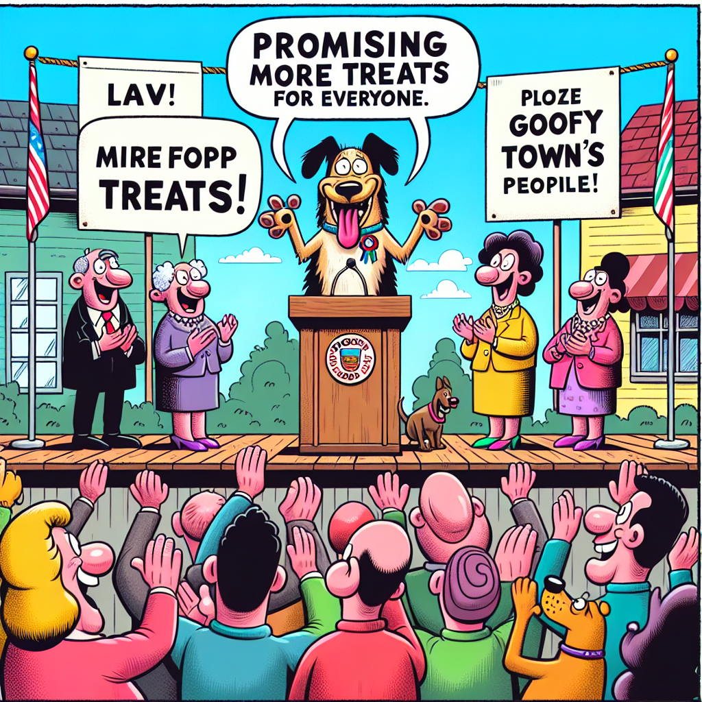 Local Dog Elected Mayor Promises More Treats for Everyone